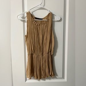 Zara top in nude